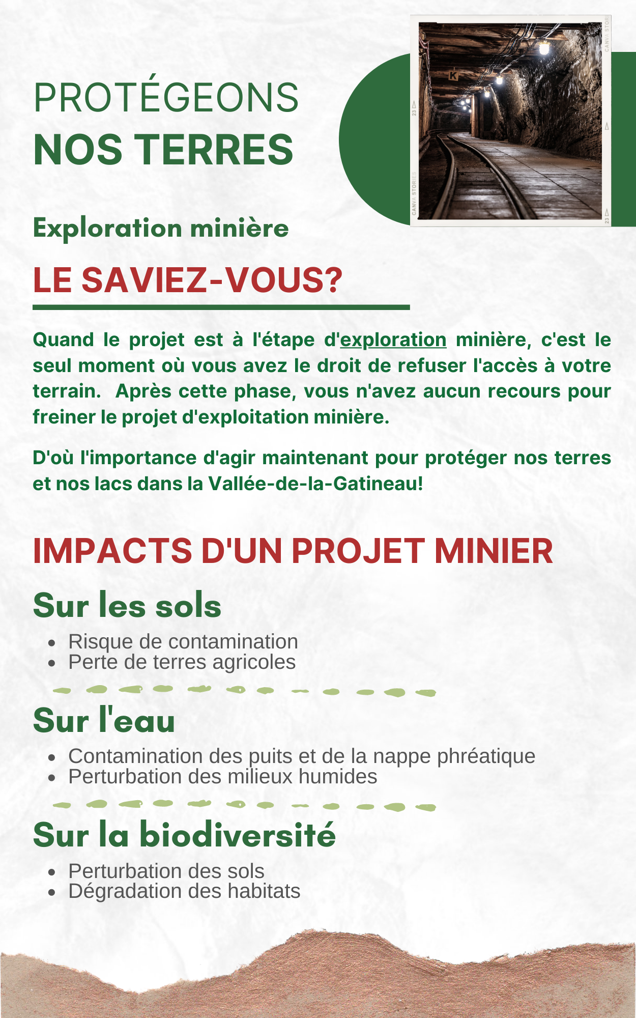 Feuillet sensibilisation Exploration minière PNG page 2