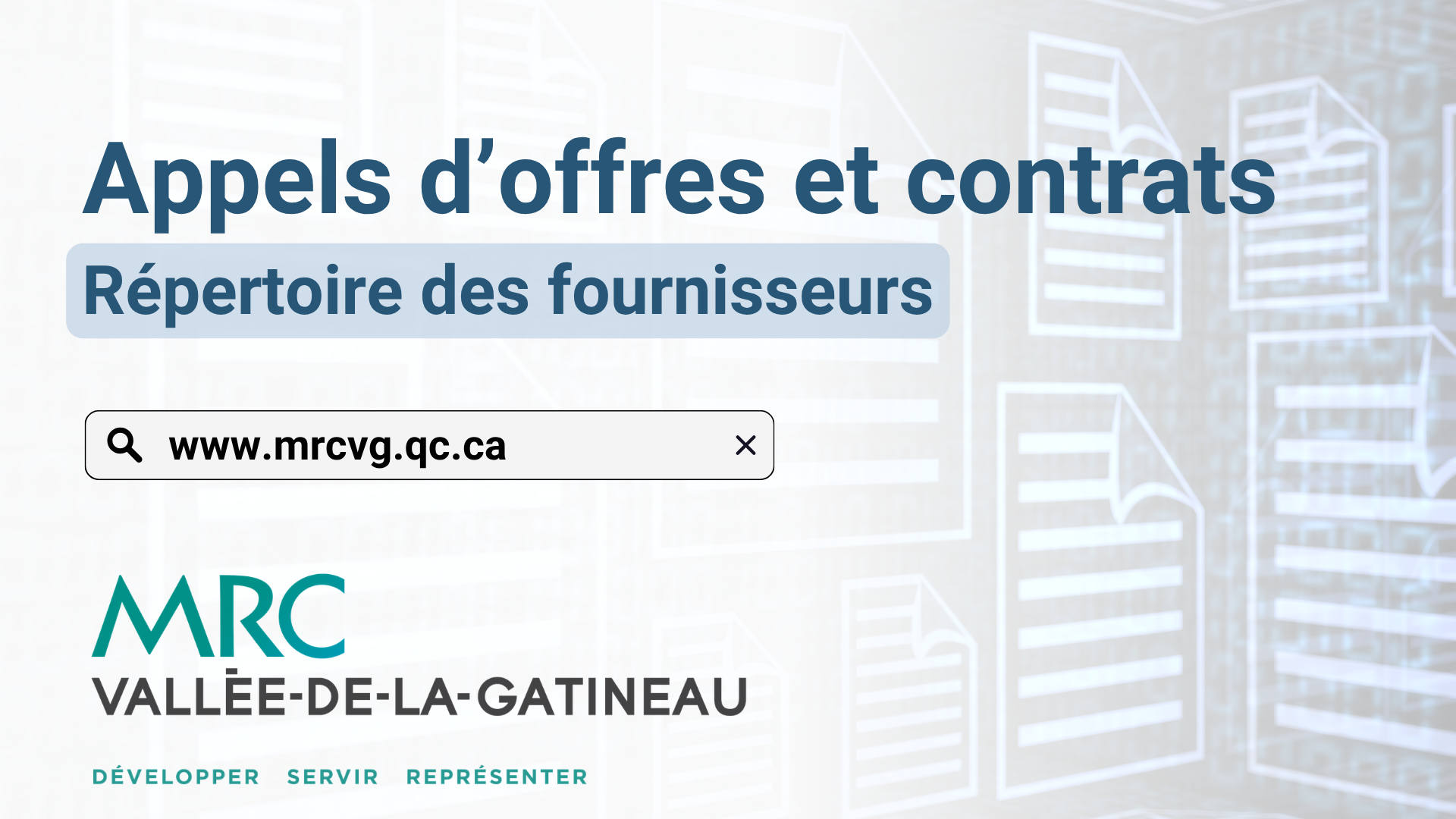 appels d'offres et contrats répertoire