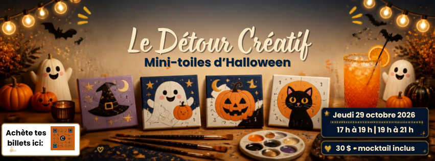 le detour creatif mini toiles dhalloween 1