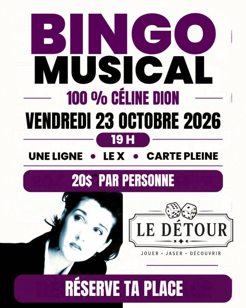 bingo musical au bistro du château