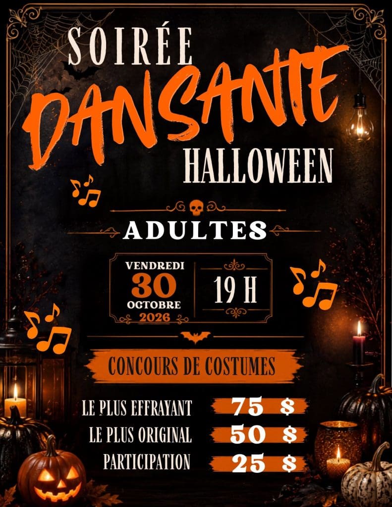 soirée dansante spéciale halloween à grand remous