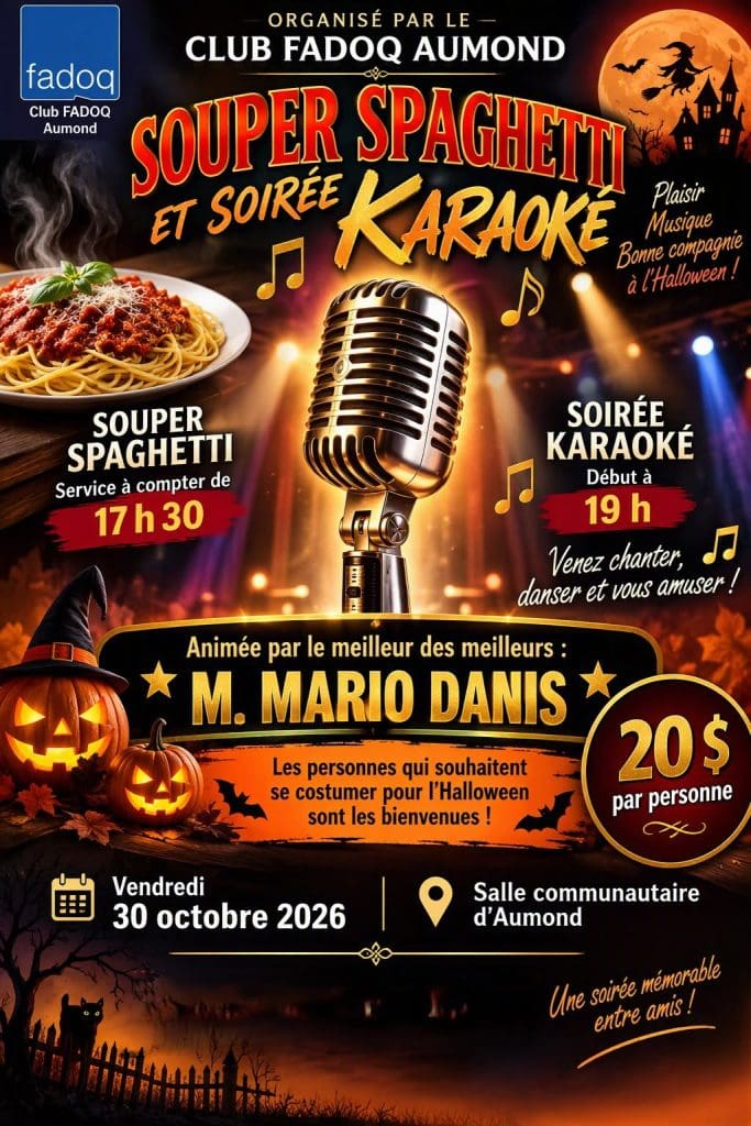 soirée animée à aumond